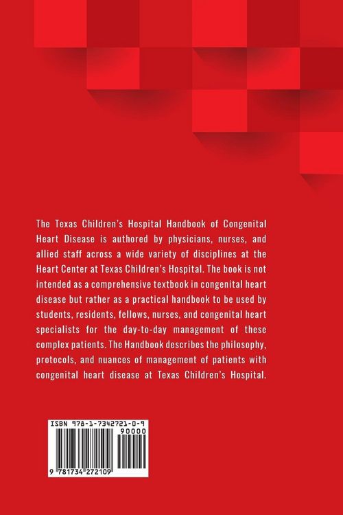 Produktbild: Texas Children's Hospital Handbook of Congenital Heart Disease