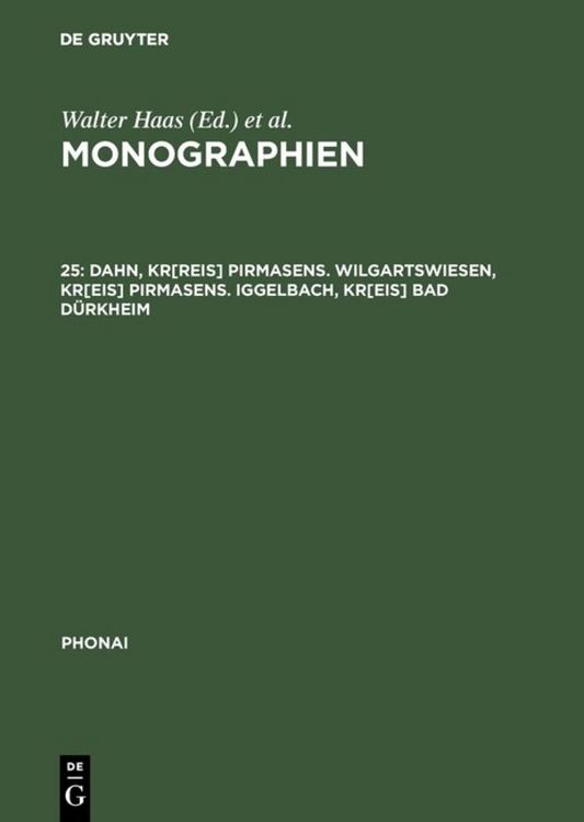 Produktbild: Dahn, Kr[reis] Pirmasens. Wilgartswiesen, Kr[eis] Pirmasens. Iggelbach, Kr[eis] Bad D&uuml;rkheim