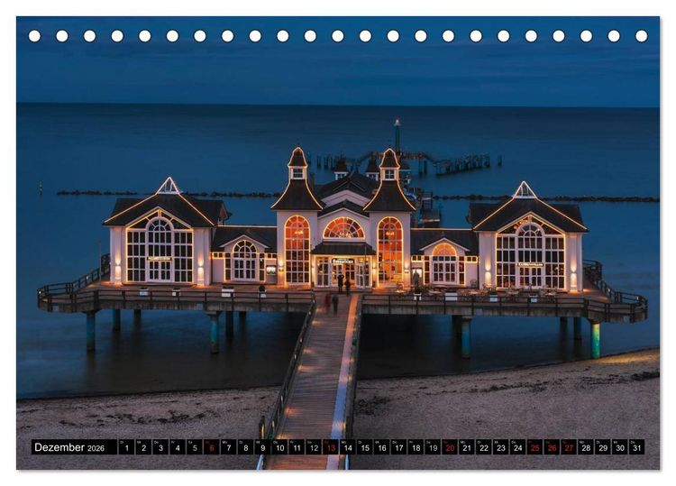 Produktbild: Entdeckungen auf der Insel R&uuml;gen (Tischkalender 2026 DIN A5 quer), CALVENDO Monatskalender