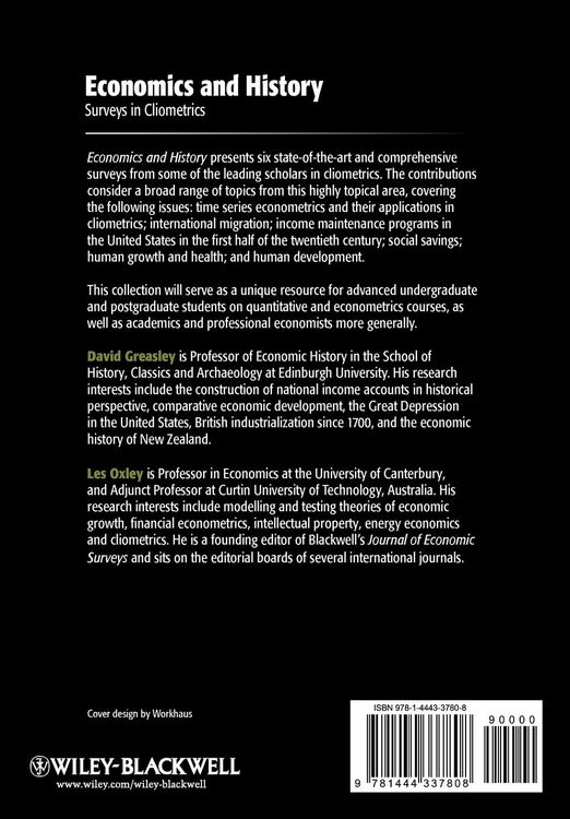 Produktbild: Economics and History