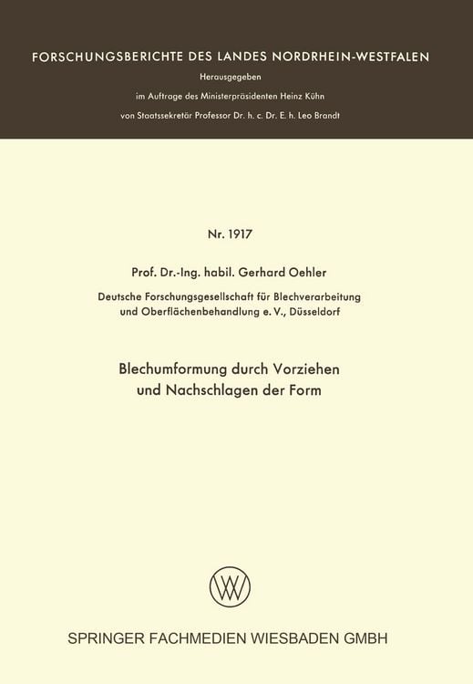 Produktbild: Blechumformung durch Vorziehen und Nachschlagen der Form