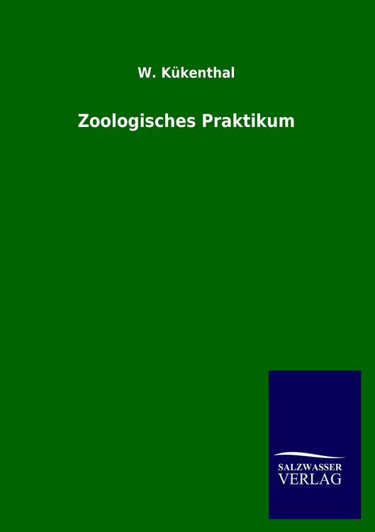 Produktbild: Zoologisches Praktikum