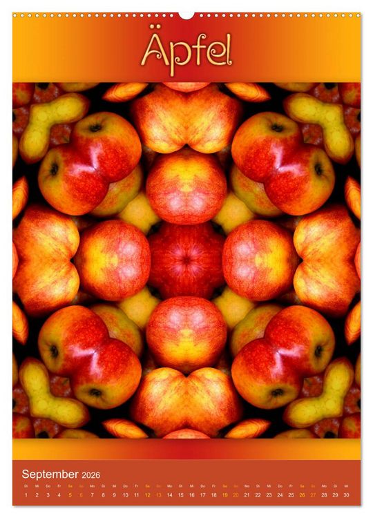 Produktbild: Kulinarische Mandalas (Wandkalender 2026 DIN A2 hoch), CALVENDO Monatskalender