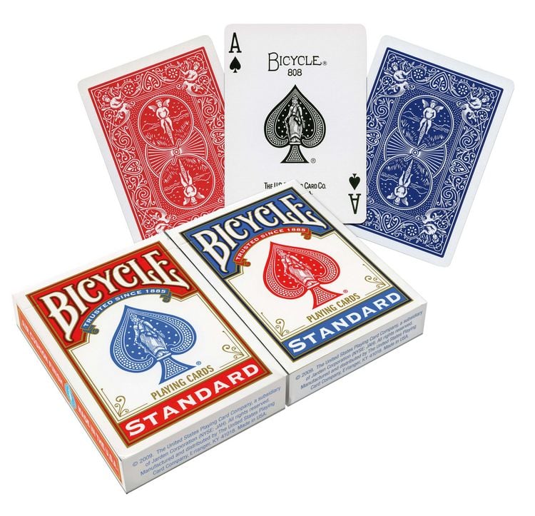 Produktbild: Bicycle Gold Standard 2-Pack Red & Blue