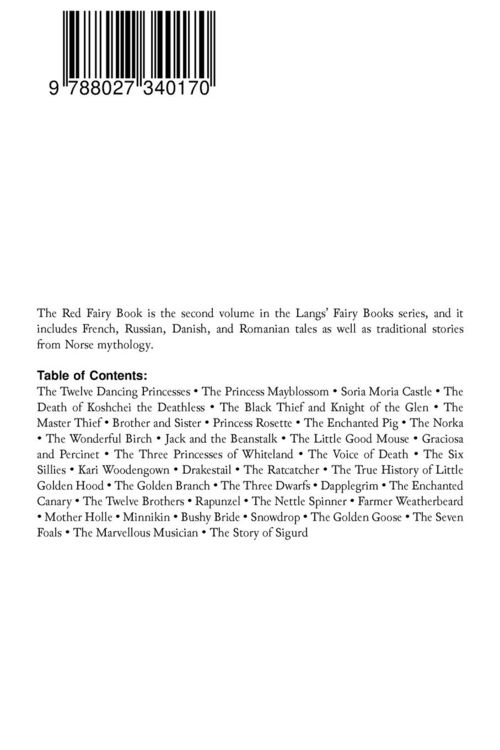 Produktbild: The Red Fairy Book