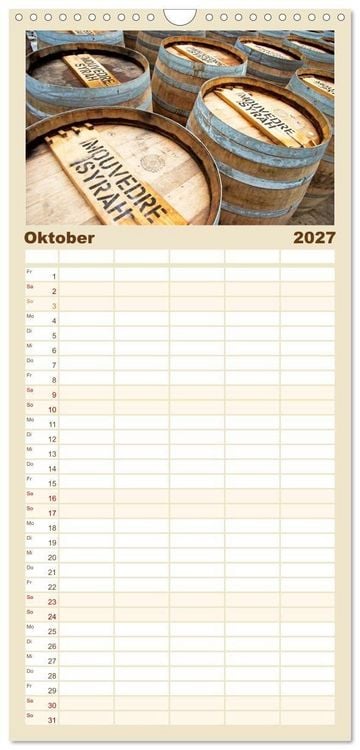Produktbild: Familienplaner 2027 - Whisky: Reine Geschmacksache mit 5 Spalten (Wandkalender, 21 x 45 cm) CALVENDO