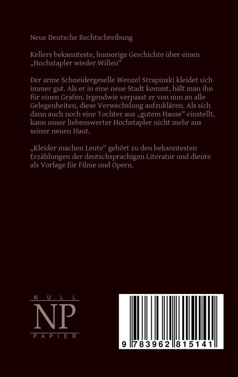 Produktbild: Kleider machen Leute