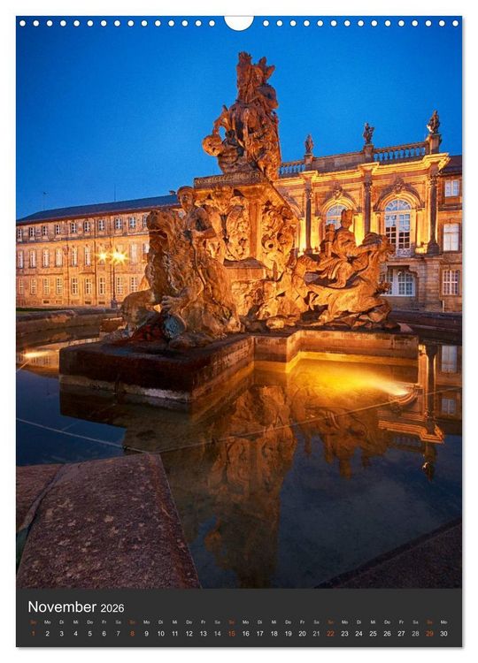 Produktbild: Bayreuth 2026 (Wandkalender 2026 DIN A3 hoch), CALVENDO Monatskalender