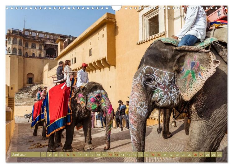 Produktbild: Indien Goldenes Dreieck (Wandkalender 2027 DIN A3 quer), CALVENDO Monatskalender