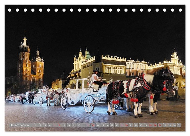 Produktbild: Faszinierendes Krakau (Tischkalender 2026 DIN A5 quer), CALVENDO Monatskalender