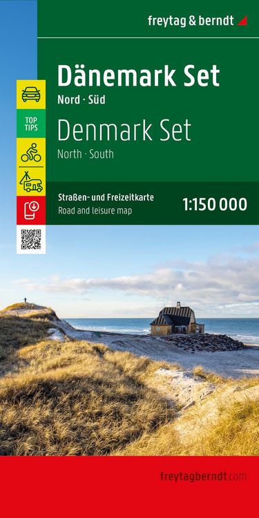 Produktbild: freytag & berndt Stra&szlig;enkarte D&auml;nemark Set 1:150.000