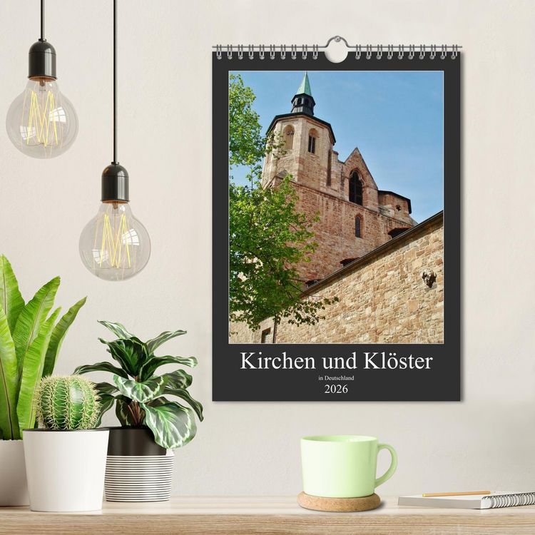 Produktbild: Kirchen und Kl&ouml;ster in Deutschland (Wandkalender 2026 DIN A4 hoch), CALVENDO Monatskalender