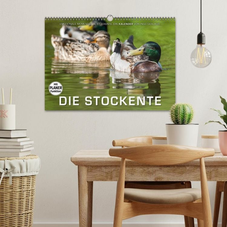 Produktbild: Emotionale Momente: Die Stockente. (Wandkalender 2026 DIN A3 quer), CALVENDO Monatskalender
