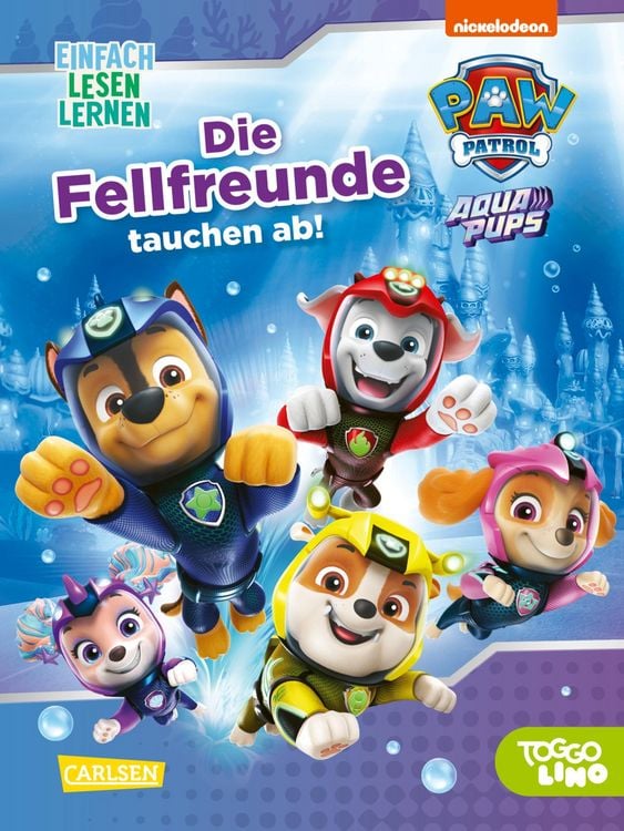 Produktbild: PAW Patrol Erstlesebuch: Aqua Pups: Die Fellfreunde tauchen ab!