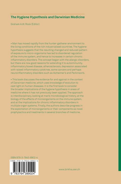 Produktbild: The Hygiene Hypothesis and Darwinian Medicine