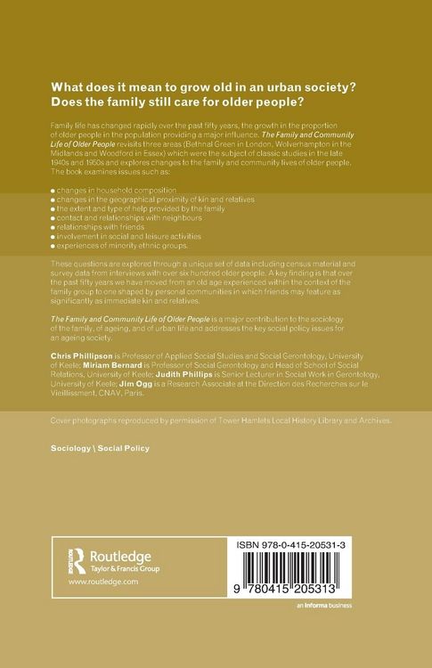Produktbild: Family and Community Life of Older People