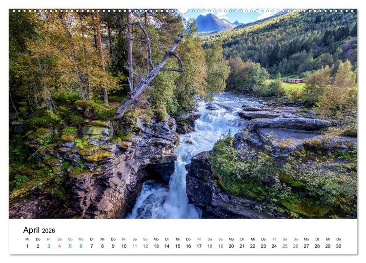 Produktbild: NORWEGEN - NORDMEER LANDSCHAFTEN (Wandkalender 2026 DIN A2 quer), CALVENDO Monatskalender