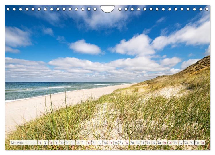 Produktbild: Nordseeperle Sylt (Wandkalender 2026 DIN A4 quer), CALVENDO Monatskalender