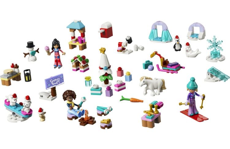 Produktbild: LEGO Friends Adventskalender 2026 Weihnachtsspielzeug ab 6 Jahren 42698