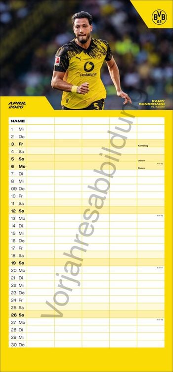 Produktbild: BVB Familienplaner 2027