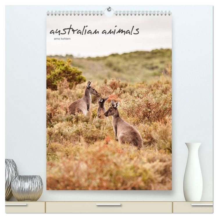 Produktbild: australian animals (hochwertiger Premium Wandkalender 2026 DIN A2 hoch), Kunstdruck in Hochglanz