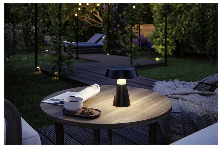 Produktbild: Paulmann Lirox 77060 Tischlampe 1.5W Schwarz, Champagner