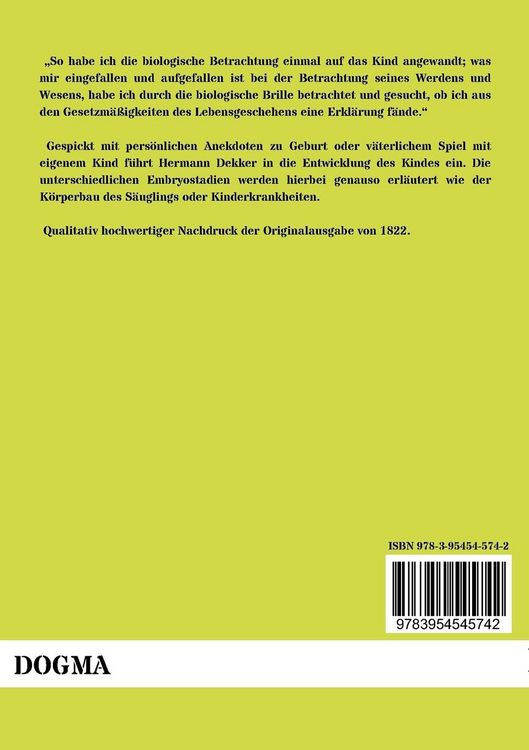 Produktbild: Naturgeschichte des Kindes