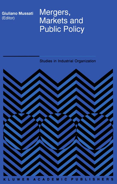 Produktbild: Mergers, Markets and Public Policy