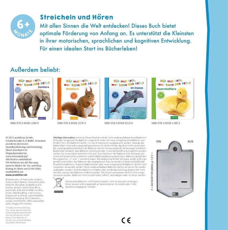 Produktbild: H&ouml;r mal rein, wer kann das sein? &ndash; Lieblingstiere