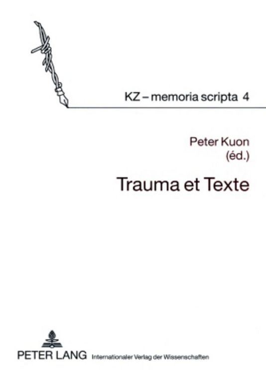 Produktbild: Trauma et Texte