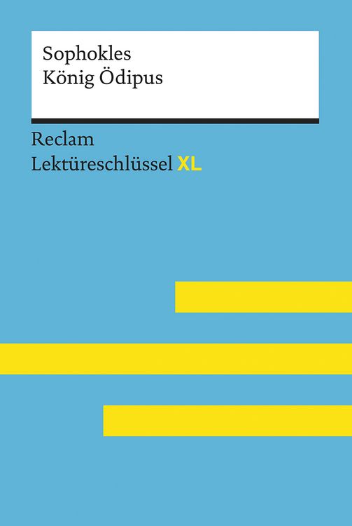 Produktbild: Lekt&uuml;reschl&uuml;ssel XL. Sophokles: K&ouml;nig &Ouml;dipus