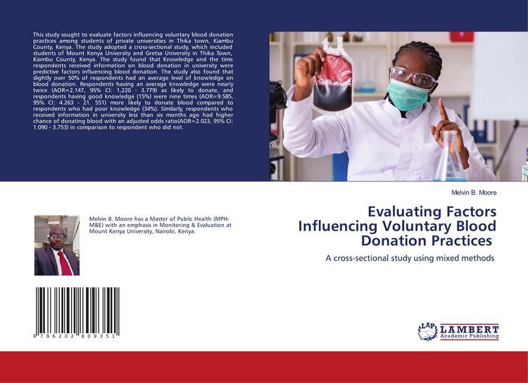 Produktbild: Evaluating Factors Influencing Voluntary Blood Donation Practices