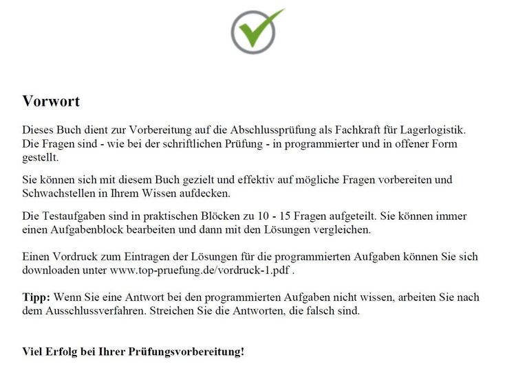 Produktbild: Top-Pr&uuml;fung Fachkraft f&uuml;r Lagerlogistik - 400 &Uuml;bungsaufgaben f&uuml;r die Abschlusspr&uuml;fung