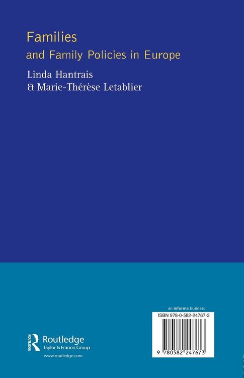 Produktbild: Families and Family Policies in Europe