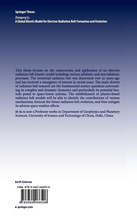 Produktbild: A Global Kinetic Model for Electron Radiation Belt Formation and Evolution