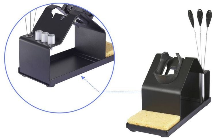 Produktbild: TOOLCRAFT TC-8955 Entl&ouml;tstation digital 150W 300 - 480&deg;C inkl. Entl&ouml;tsaugpumpe