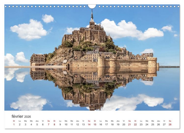 Produktbild: Visite de la France (Calendrier mural 2026 DIN A3 vertical), CALVENDO calendrier mensuel