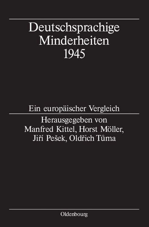 Produktbild: Deutschsprachige Minderheiten 1945