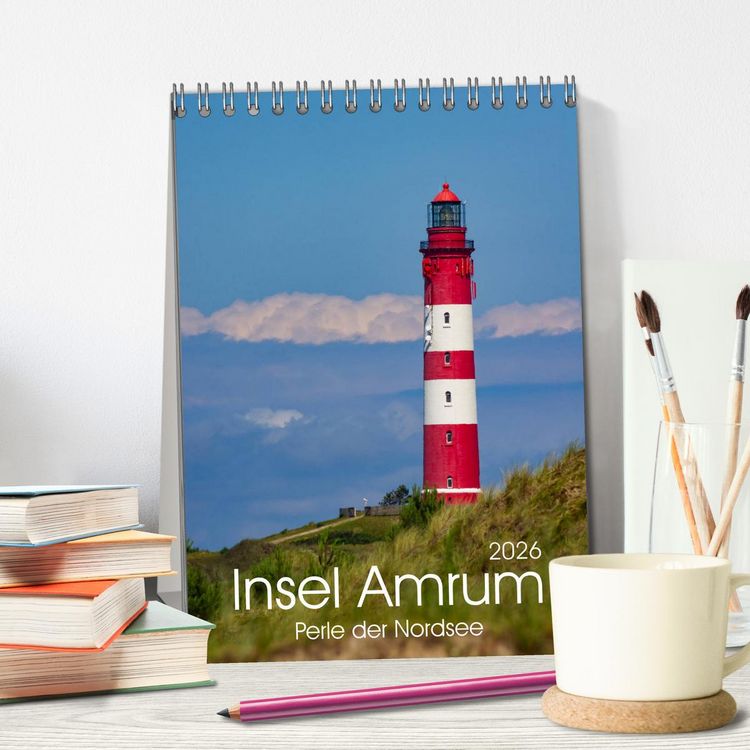 Produktbild: Insel Amrum (Tischkalender 2026 DIN A5 hoch), CALVENDO Monatskalender