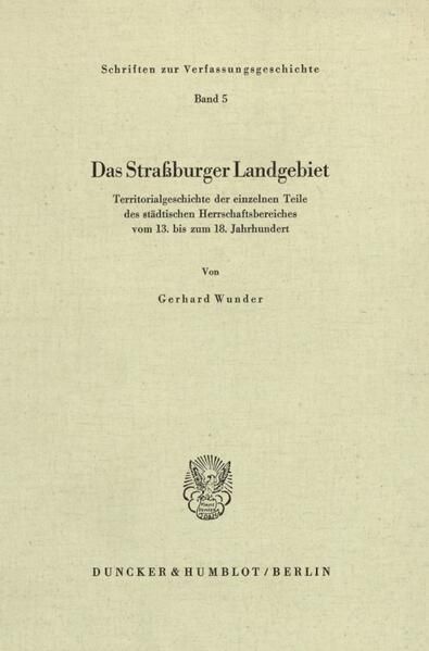 Produktbild: Das Stra&szlig;burger Landgebiet.