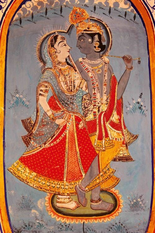 Produktbild: Indische Wandbilder: Eine Reise zu G&ouml;ttern und Mythen des Hinduismus