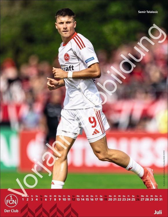 Produktbild: 1. FC N&uuml;rnberg Posterkalender 2027