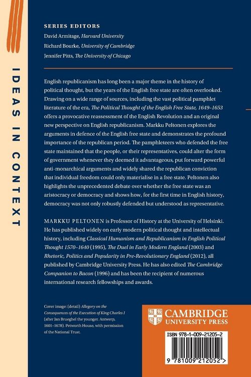 Produktbild: The Political Thought of the English Free State, 1649-1653