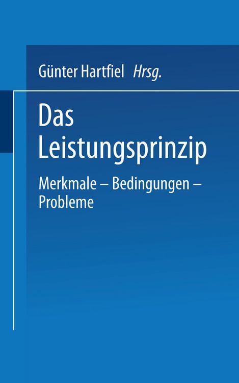Produktbild: Das Leistungsprinzip