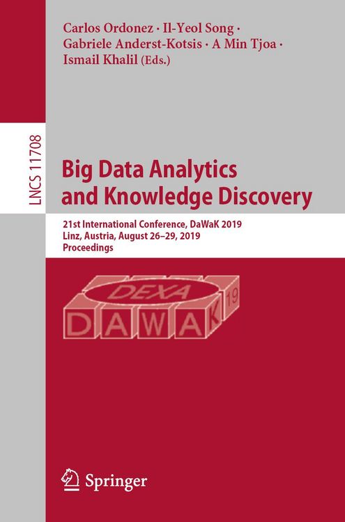 Produktbild: Big Data Analytics and Knowledge Discovery