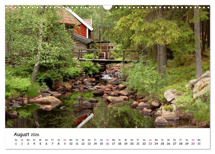 Produktbild: S&uuml;dschweden Smaland 2026 (Wandkalender 2026 DIN A3 quer), CALVENDO Monatskalender