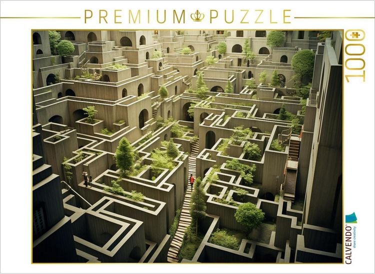 Produktbild: CALVENDO Puzzle Das Labyrinth der Illusionen | 1000 Teile Lege-Gr&ouml;&szlig;e 64x48cm Foto-Puzzle f&uuml;r gl&uuml;ckliche Stunden