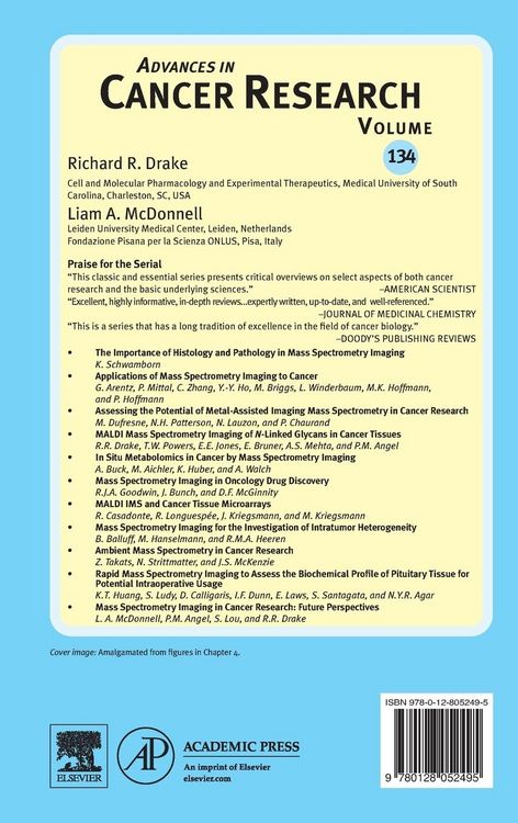 Produktbild: Applications of Mass Spectrometry Imaging to Cancer