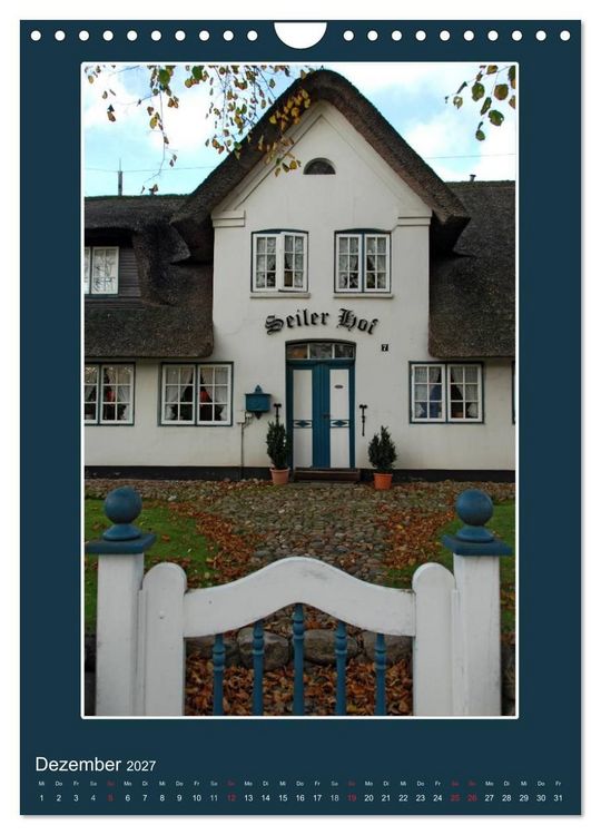 Produktbild: Willkommen in Keitum auf Sylt (Wandkalender 2027 DIN A4 hoch), CALVENDO Monatskalender