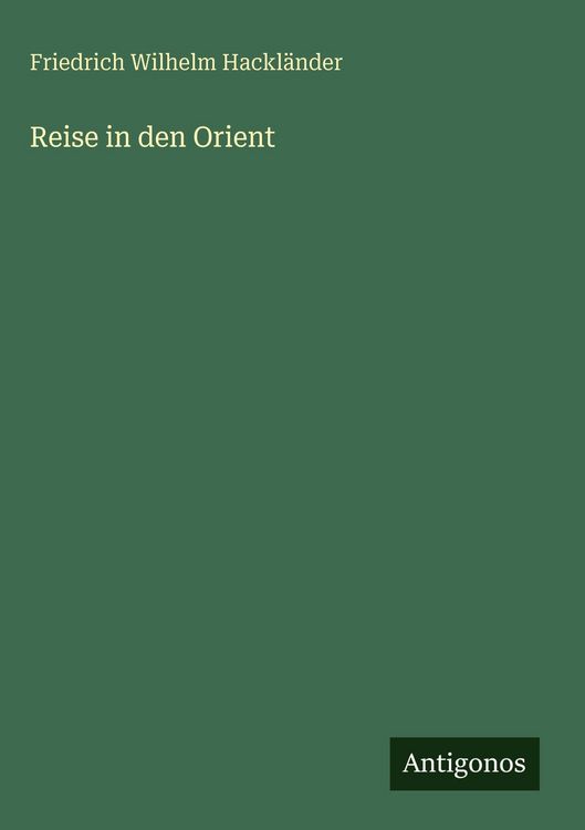 Produktbild: Reise in den Orient